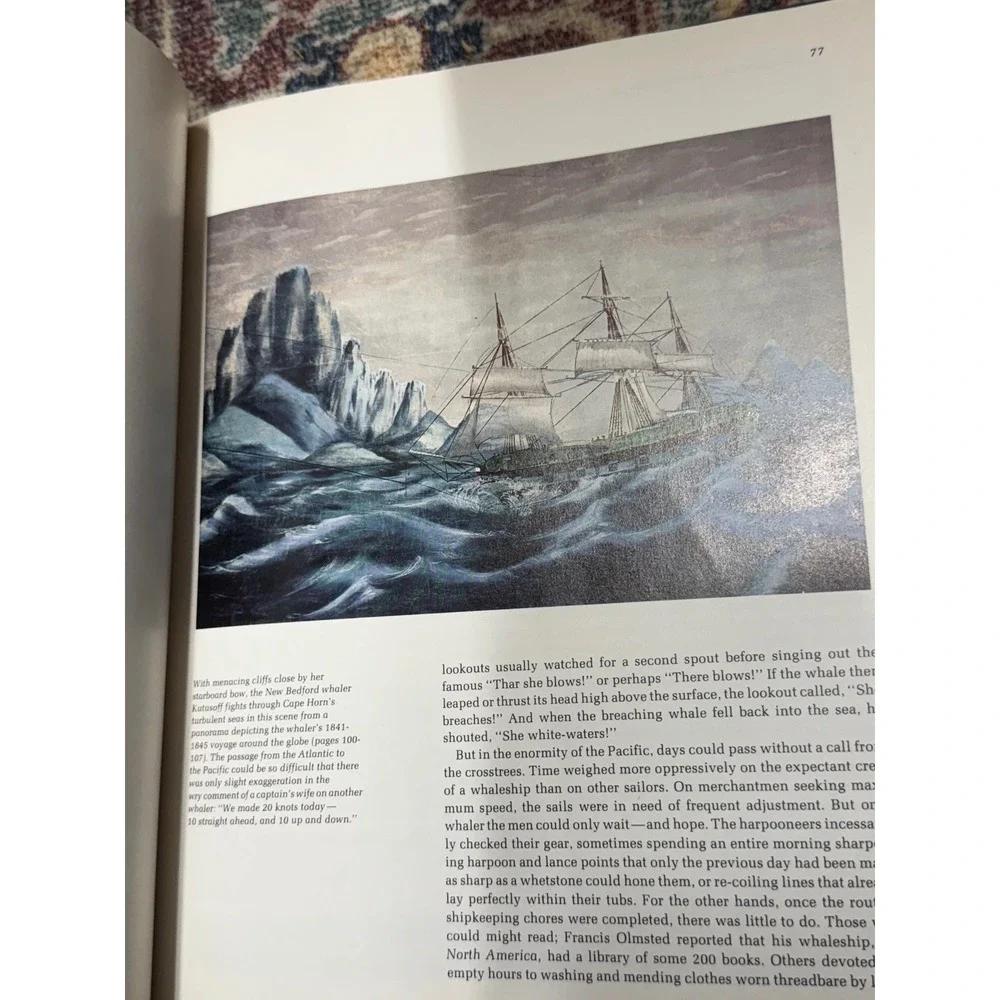 Time-Life The Whalers Seafarers Series Illustrated History Book‎ Nautical